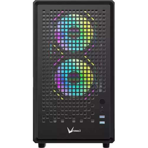 Корпус Formula Air Mesh G2 черный без БП mATX 4x120mm 2x140mm 2xUSB3.0 audio bott PSU