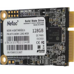 Накопитель SSD Netac SATA-III 128GB NT01N5M-128G-M3X N5M mSATA