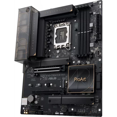 Материнская плата Asus PROART B760-CREATOR WIFI Soc-1700 Intel B760 4xDDR5 ATX AC`97 8ch(7.1) 1 x 2.5Gigabit + Gigabit Ethernet RAID+HDMI+DP