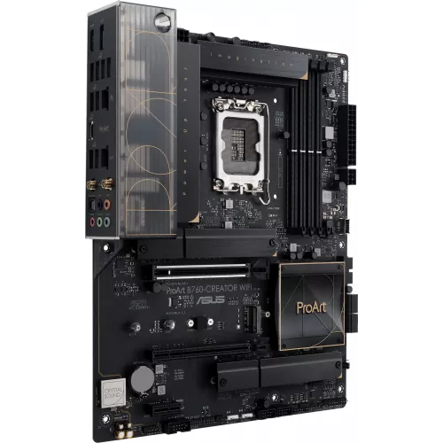 Материнская плата Asus PROART B760-CREATOR WIFI Soc-1700 Intel B760 4xDDR5 ATX AC`97 8ch(7.1) 1 x 2.5Gigabit + Gigabit Ethernet RAID+HDMI+DP