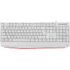 Клавиатура Defender HB-546 белый USB (подставка для запястий) (45547) кабель 1.8м