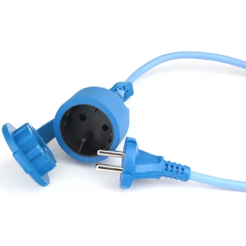 Сетевой удлинитель Powercube PC-2F-R-30(IP) 30м (1 розетка) синий (коробка)