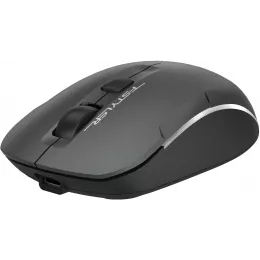 Мышь A4Tech Fstyler FB26CS Air2 серый/черный оптическая 2000dpi silent беспров. BT/Radio USB для ноутбука 4but (FB26CS AIR2 SMOKY GREY)
