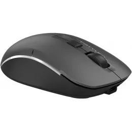 Мышь A4Tech Fstyler FB26CS Air2 серый/черный оптическая 2000dpi silent беспров. BT/Radio USB для ноутбука 4but (FB26CS AIR2 SMOKY GREY)