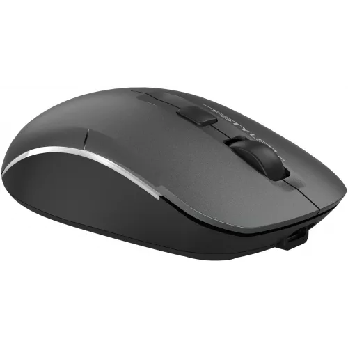 Мышь A4Tech Fstyler FB26CS Air2 серый/черный оптическая 2000dpi silent беспров. BT/Radio USB для ноутбука 4but (FB26CS AIR2 SMOKY GREY)