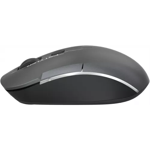 Мышь A4Tech Fstyler FB26CS Air2 серый/черный оптическая 2000dpi silent беспров. BT/Radio USB для ноутбука 4but (FB26CS AIR2 SMOKY GREY)