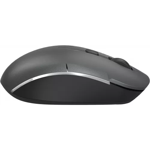 Мышь A4Tech Fstyler FB26CS Air2 серый/черный оптическая 2000dpi silent беспров. BT/Radio USB для ноутбука 4but (FB26CS AIR2 SMOKY GREY)