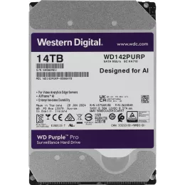 Жесткий диск WD SATA-III 14TB WD142PURP Surveillance Purple Pro (7200rpm) 512Mb 3.5"