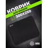 Коврик для мыши Cactus Black черный 300x250x3мм (CS-MPC-D01M)