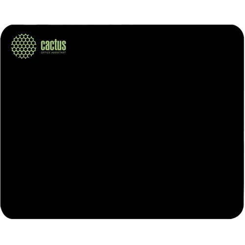 Коврик для мыши Cactus Black черный 220x180x2мм (CS-MPC-P01XS)