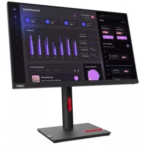 Монитор Lenovo 23.8" ThinkVision T24i-30 черный IPS LED 4ms 16:9 HDMI матовая HAS Piv 250cd 178гр/178гр 1920x1080 60Hz VGA DP FHD USB 5.4кг