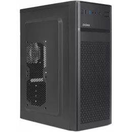 Корпус Digma DCC-MD301 черный без БП ATX 1x80mm 4x120mm 1xUSB2.0 1xUSB3.0 audio