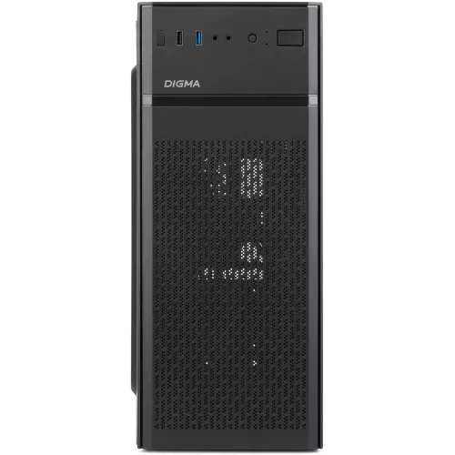 Корпус Digma DCC-MD301 черный без БП ATX 1x80mm 4x120mm 1xUSB2.0 1xUSB3.0 audio