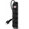 Сетевой фильтр Buro 400MDP-5-B 5м (4 розетки) черный (коробка)