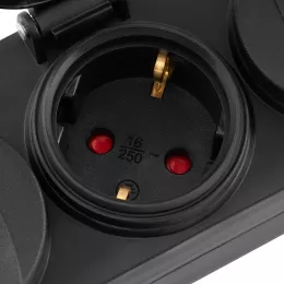 Сетевой фильтр Buro 400MDP-5-B 5м (4 розетки) черный (коробка)