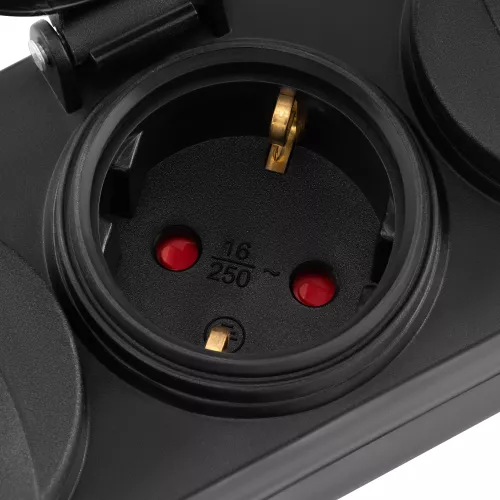 Сетевой фильтр Buro 400MDP-5-B 5м (4 розетки) черный (коробка)