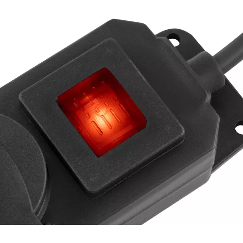 Сетевой фильтр Buro 400MDP-5-B 5м (4 розетки) черный (коробка)