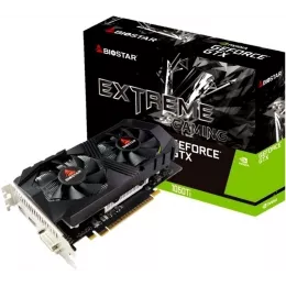 Видеокарта Biostar PCI-E 3.0 VN1055TF41 NVIDIA GeForce GTX 1050TI 4Gb 128bit GDDR5 1291/7008 DVIx1 HDMIx1 DPx1 HDCP Ret
