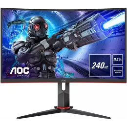 Монитор AOC 27" Gaming C27G2ZE черный/красный VA LED 0.5ms 16:9 HDMI матовая 300cd 178гр/178гр 1920x1080 240Hz FreeSync Premium DP FHD 5.5кг