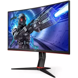Монитор AOC 27" Gaming C27G2ZE черный/красный VA LED 0.5ms 16:9 HDMI матовая 300cd 178гр/178гр 1920x1080 240Hz FreeSync Premium DP FHD 5.5кг