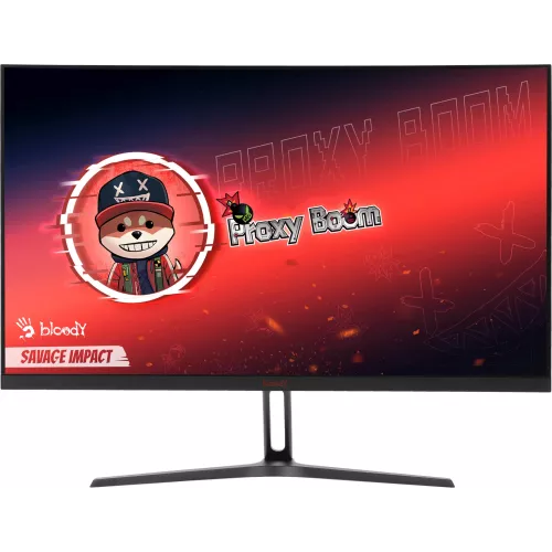 Монитор Bloody 27" MN270F черный IPS LED 1ms 16:9 HDMI M/M матовая 300cd 178гр/178гр 1920x1080 200Hz G-Sync DP FHD 4кг