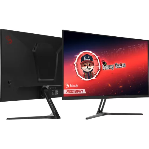 Монитор Bloody 27" MN270F черный IPS LED 1ms 16:9 HDMI M/M матовая 300cd 178гр/178гр 1920x1080 200Hz G-Sync DP FHD 4кг