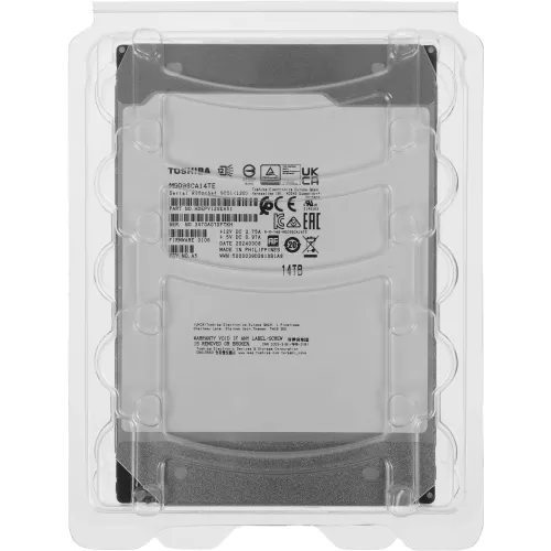 Жесткий диск Toshiba SAS 3.0 14TB MG09SCA14TE Server Enterprise Capacity (7200rpm) 512Mb 3.5" Bulk