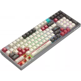 Клавиатура A4Tech WS98 Pixels механическая темно-серый/белый USB беспроводная BT/Radio for gamer LED (WS98)