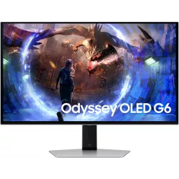 Монитор Samsung 27" Odyssey G6 S27DG600SIXCI черный OLED LED 1ms 16:9 HDMI матовая HAS Piv 250cd 178гр/178гр 2560x1440 360Hz FreeSync Premium Pro DP 2K USB 6.9кг