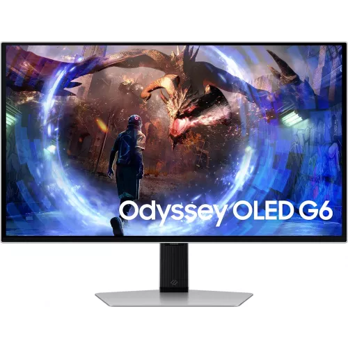 Монитор Samsung 27" Odyssey G6 S27DG600SIXCI черный OLED LED 1ms 16:9 HDMI матовая HAS Piv 250cd 178гр/178гр 2560x1440 360Hz FreeSync Premium Pro DP 2K USB 6.9кг