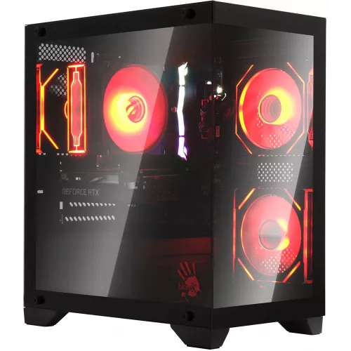 Корпус Bloody BD-CC103 черный без БП mATX 7x120mm 1xUSB2.0 1xUSB3.0 audio bott PSU