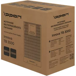 Источник бесперебойного питания Ippon Innova TBE 3000 2700Вт 3000ВА черный
