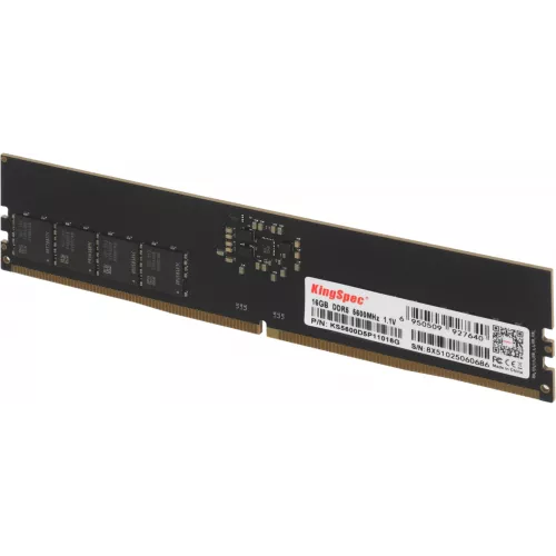 Память DDR5 16GB 5600MHz Kingspec KS5600D5P11016G RTL PC5-44800 CL40 DIMM 288-pin 1.35В single rank Ret