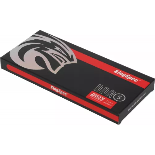 Память DDR5 16GB 5600MHz Kingspec KS5600D5P11016G RTL PC5-44800 CL40 DIMM 288-pin 1.35В single rank Ret