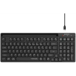 Клавиатура A4Tech FBX70C черный USB беспроводная BT/Radio slim