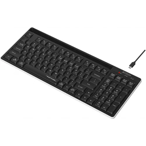 Клавиатура A4Tech FBX70C черный USB беспроводная BT/Radio slim