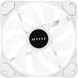 Вентилятор для корпуса Accord ACC-XF12 ARGB 120х120x25 белый 3-pin 20дБ (ACC-XF12 ARGB WHITE) brown box