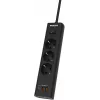Сетевой фильтр Philips CHP4336BB/51 3м (3 розетки) черный (коробка)