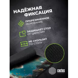 Коврик для мыши Cactus Fish Cat рисунок 300x250x3мм (CS-MPC-D15M)