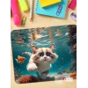 Коврик для мыши Cactus Fish Cat рисунок 300x250x3мм (CS-MPC-D15M)