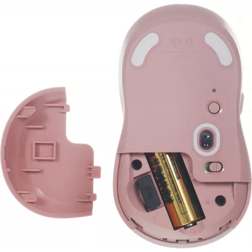 Мышь Logitech M650 розовый оптическая 4000dpi беспров. BT/Radio USB 4but (910-006391)