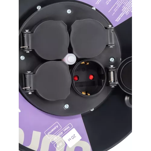 Сетевой удлинитель Buro BU-PSR4.20/G-16 20м (4 розетки) оранжевый (коробка)