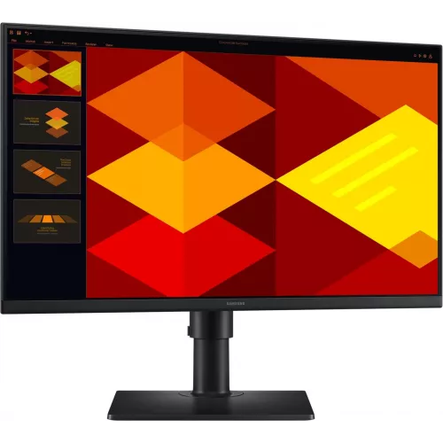 Монитор Samsung 24" Essential S4 S24D400GAIXCI черный IPS LED 16:9 HDMI матовая HAS Piv 1000:1 250cd 178гр/178гр 1920x1080 100Hz DP FHD USB 3.5кг