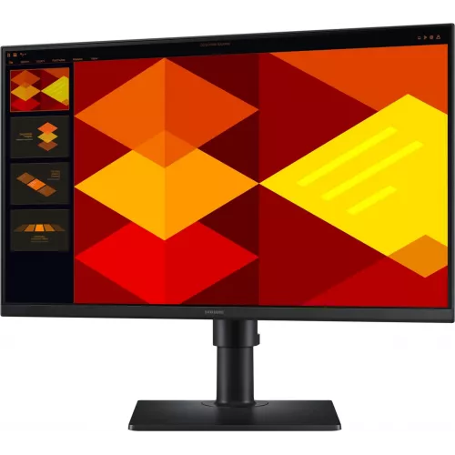 Монитор Samsung 24" Essential S4 S24D400GAIXCI черный IPS LED 16:9 HDMI матовая HAS Piv 1000:1 250cd 178гр/178гр 1920x1080 100Hz DP FHD USB 3.5кг