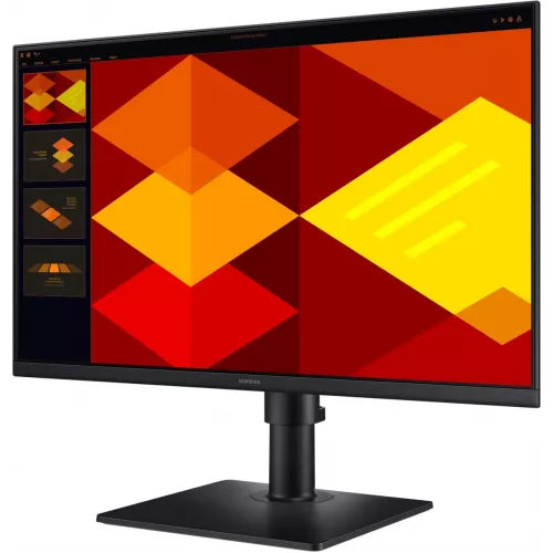 Монитор Samsung 24" Essential S4 S24D400GAIXCI черный IPS LED 16:9 HDMI матовая HAS Piv 1000:1 250cd 178гр/178гр 1920x1080 100Hz DP FHD USB 3.5кг