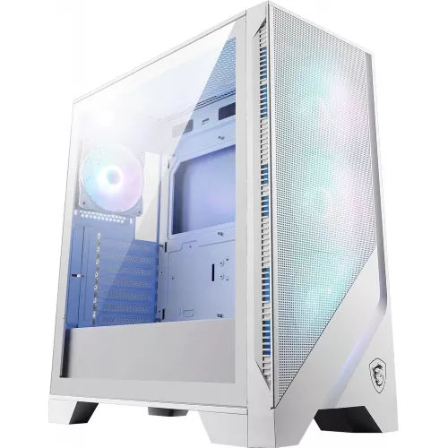 Корпус MSI MAG Forge 320R Airflow белый без БП ATX 7x120mm 4x140mm 2xUSB3.0 audio bott PSU