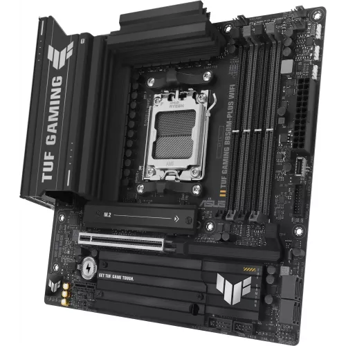 Материнская плата Asus TUF GAMING B850M-PLUS WIFI Socket AM5 AMD B850 4xDDR5 mATX AC`97 8ch(7.1) 2.5Gg RAID+HDMI+DP