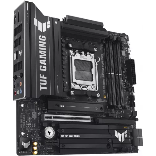 Материнская плата Asus TUF GAMING B850M-PLUS WIFI Socket AM5 AMD B850 4xDDR5 mATX AC`97 8ch(7.1) 2.5Gg RAID+HDMI+DP