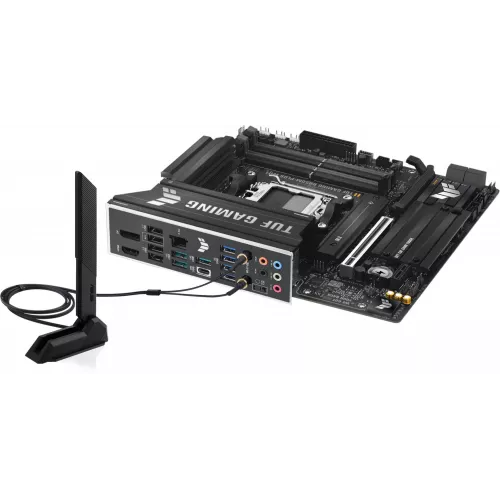 Материнская плата Asus TUF GAMING B850M-PLUS WIFI Socket AM5 AMD B850 4xDDR5 mATX AC`97 8ch(7.1) 2.5Gg RAID+HDMI+DP