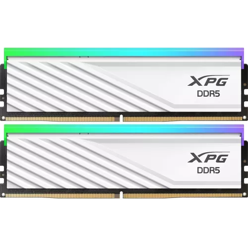 Память DDR5 2x16GB 6000MHz A-Data AX5U6000C3416G-DTLABRWH XPG Lancer Blade RGB RTL Gaming PC5-48000 CL34 DIMM ECC 288-pin 1.35В kit dual rank с радиатором Ret